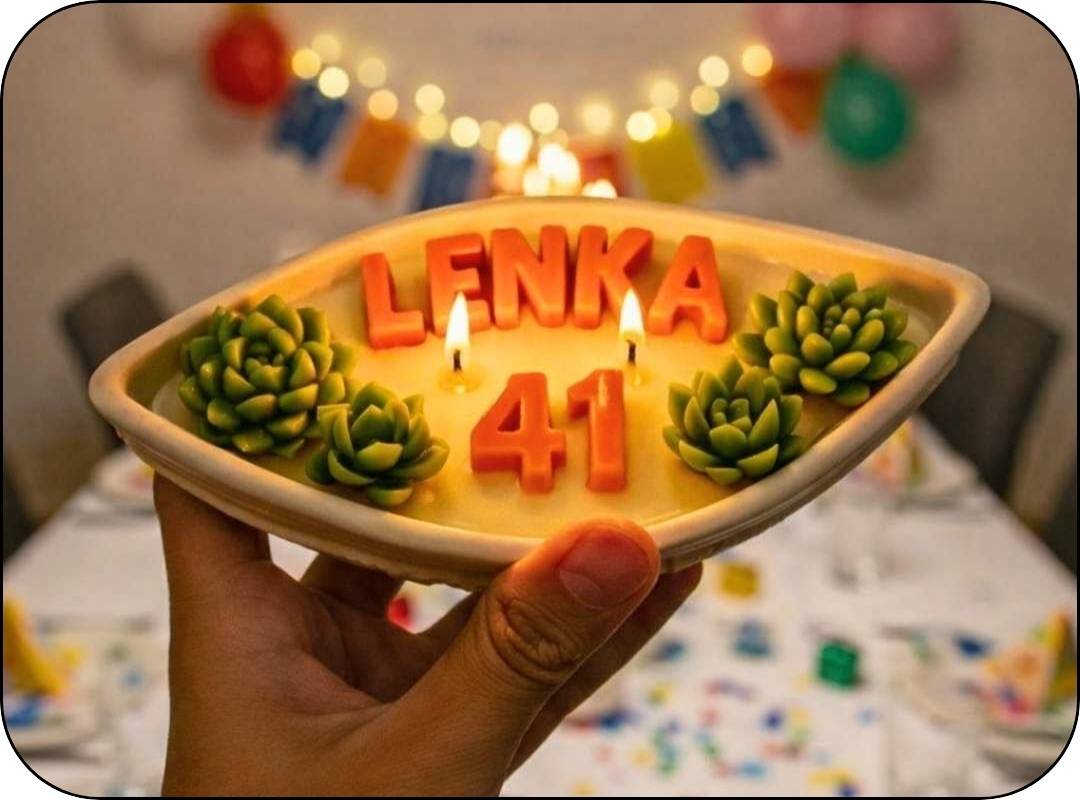 Personalizované svíčky na míru